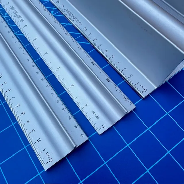 Stainless Steel Edge Safety Ruler & Cutting Ruler for Straight & Pinking Rotary Cutting