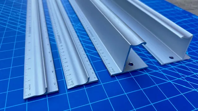 Stainless Steel Edge Safety Ruler & Cutting Ruler for Straight & Pinking Rotary Cutting