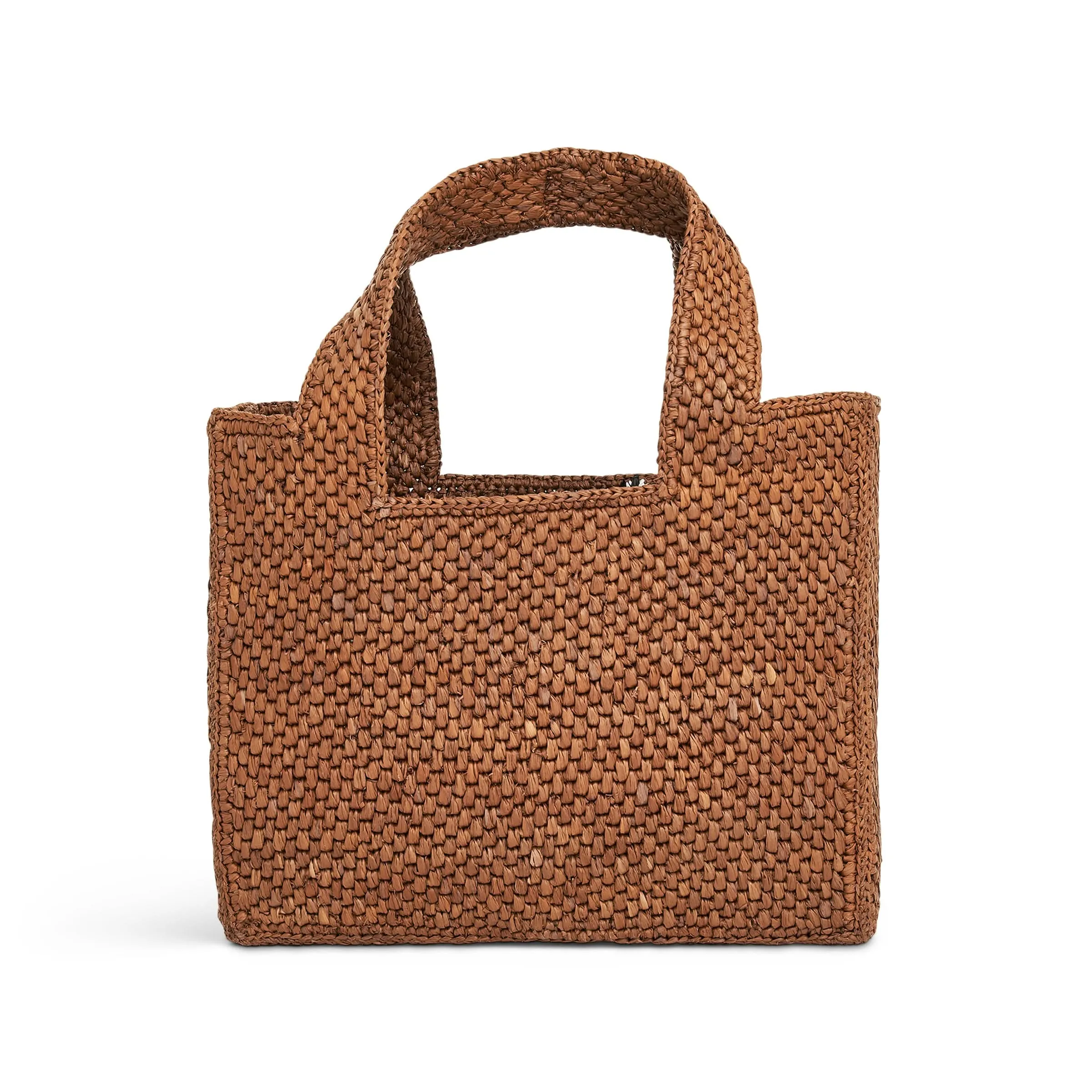 Suna Fujita Lemur Font Tote Small Bag in Oak