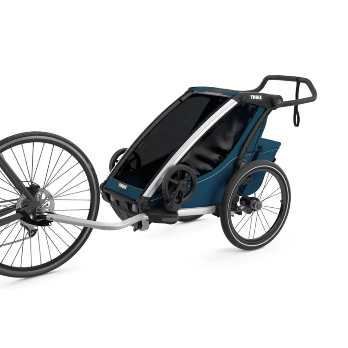 Thule Chariot Cross 1-Seat Multisport Bike Trailer - Majolica Blue