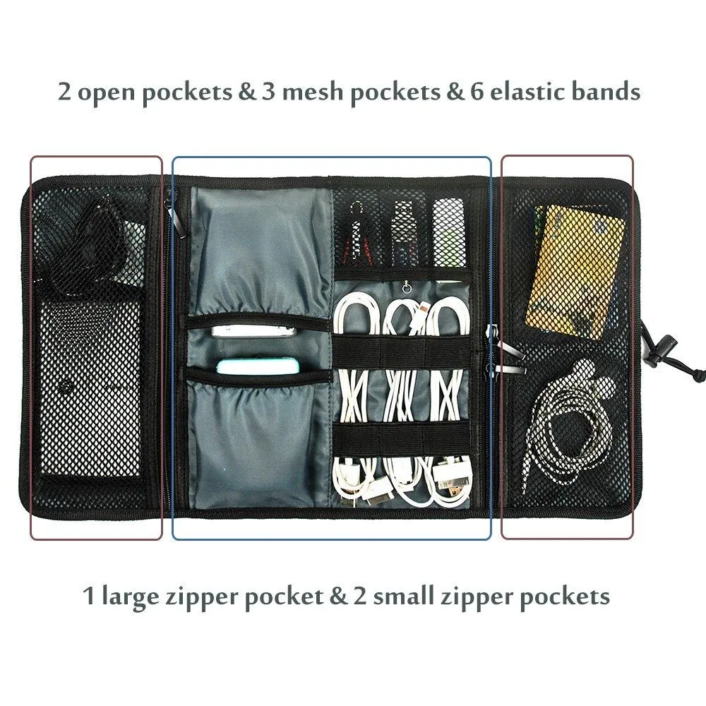 Travel Electronic Organizer Cord Pouch | ProCase