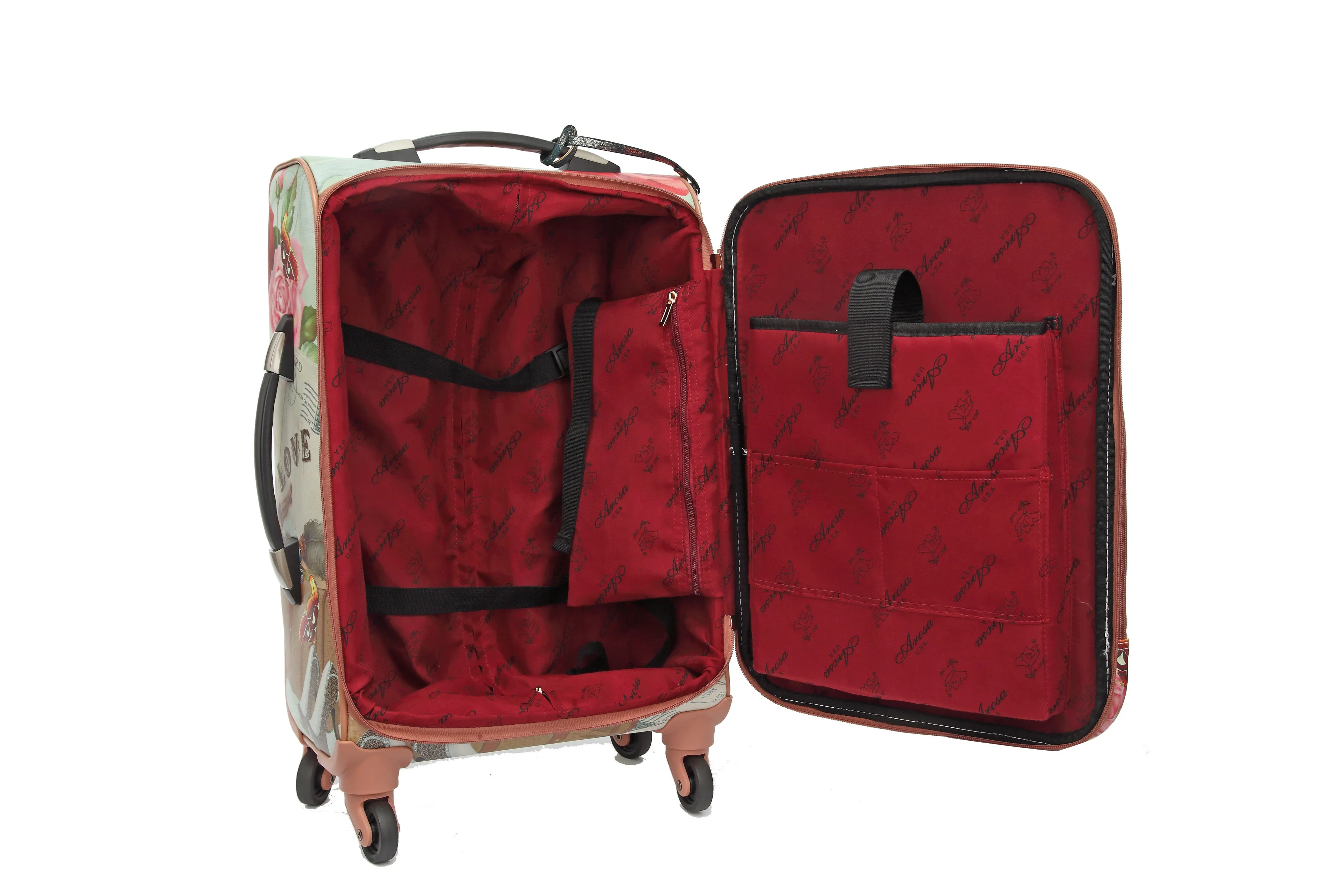 Trusti Carry on Luggage with Spinner Wheels