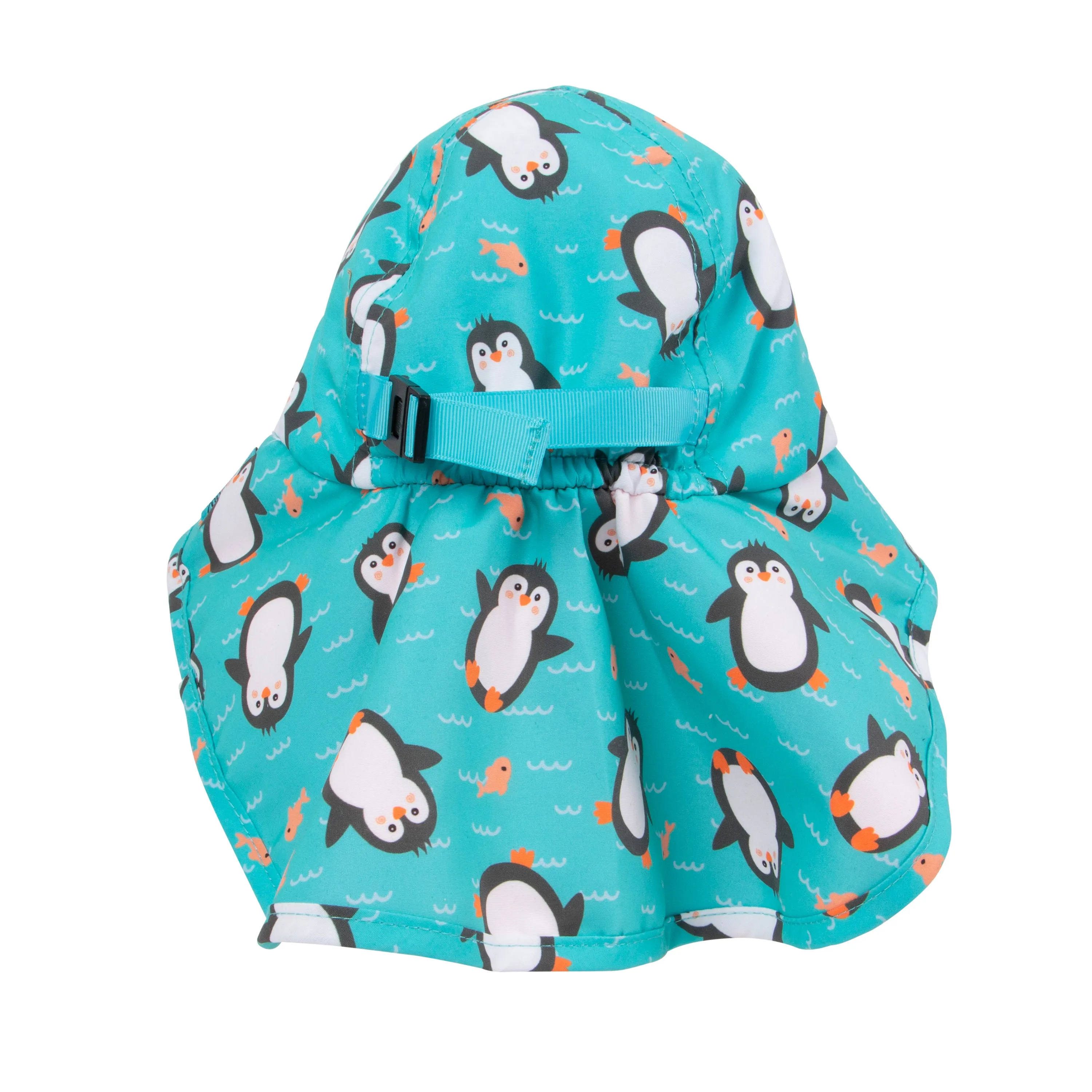 UPF 50  Cape Sun hat - Penguin