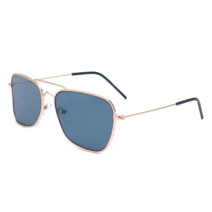 Whirl - Geometric Square Brow-Bar Fashion Sunglasses