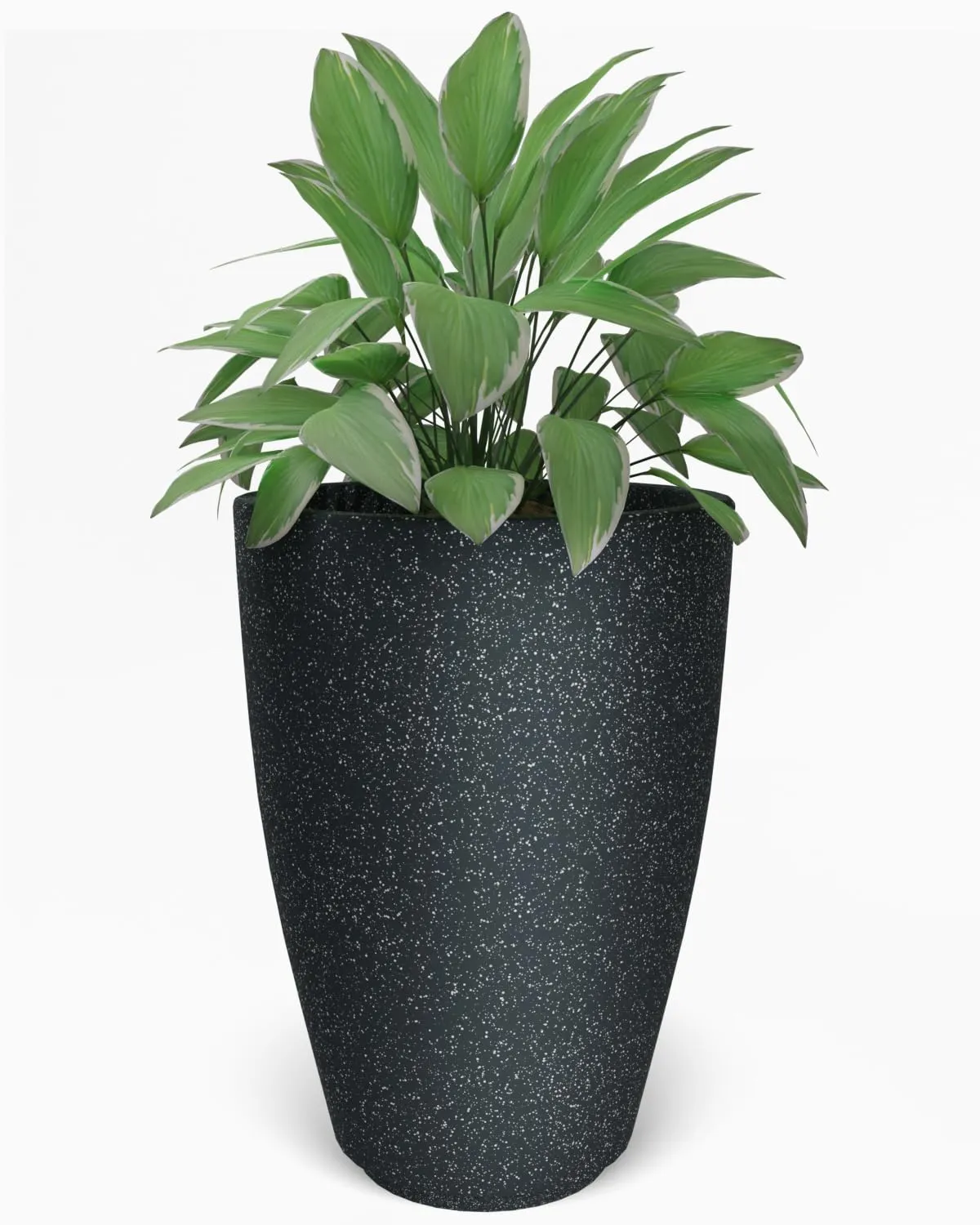 YUCCABE ITALIA FOXB VNR 18 INCH Pots for Plants Highly Durable Polymers Lightweight Indoor Outdoor, Tall Flower Pot Gamla Tree Planter Container Planters for Living Room, Balcony,Garden Home, Grey